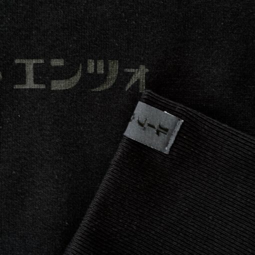 LOOPWHEELER x GALLERY ENZO Sweatshirt "BLACK" - 画像 (5)