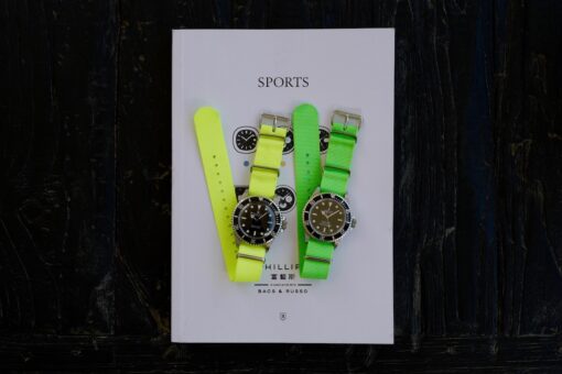 NEON COLOR STRAP 20MM FOR ROLEX SPORTS MODEL - 画像 (2)