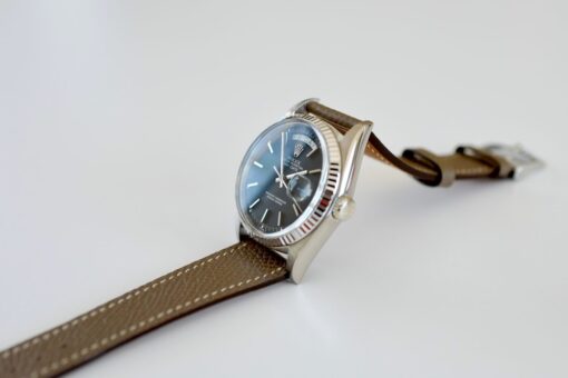 Restock ROLEX DAYDATE Ref.1803/9 18KWG Original Black dial 1971y - 画像 (4)