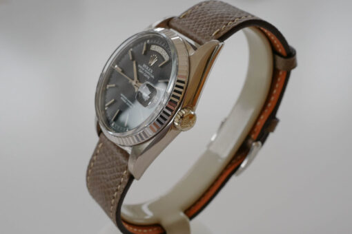 Restock ROLEX DAYDATE Ref.1803/9 18KWG Original Black dial 1971y - 画像 (7)