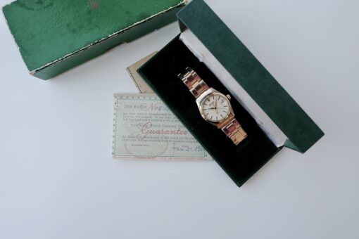 ROLEX OYSTER DATE REF.6466 / 18KPGP with guarantee