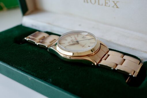 ROLEX OYSTER DATE REF.6466 / 18KPGP with guarantee - 画像 (6)