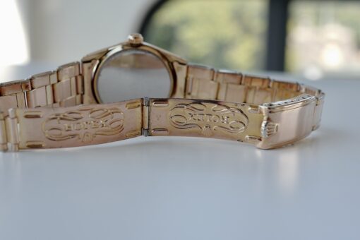 ROLEX OYSTER DATE REF.6466 / 18KPGP with guarantee - 画像 (8)