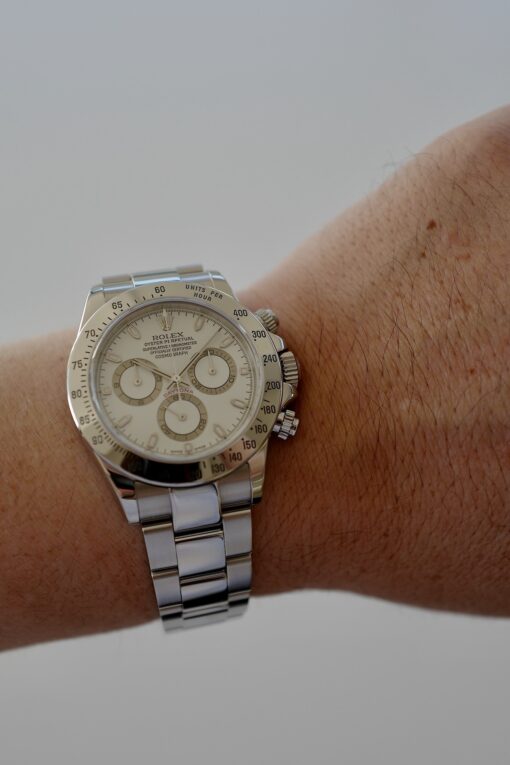 ROLEX DAYTONA116520K "CREAM DIAL" with Guarantee, instruction and Tag etc, - 画像 (3)