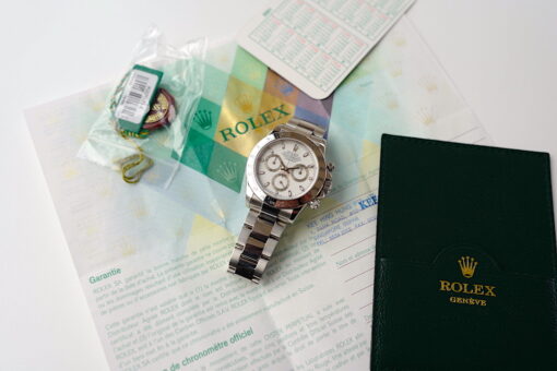 ROLEX DAYTONA116520K "CREAM DIAL" with Guarantee, instruction and Tag etc, - 画像 (2)