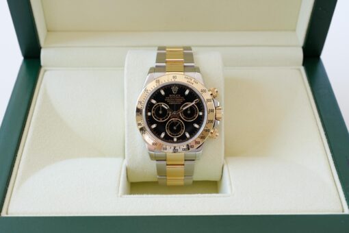  ROLEX DAYTONA Ref.116523 ブラックダイヤル 国内正規ギャラ付フルセット