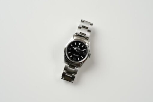 ROLEX EXPLORER1 Ref.14270 Black out Silver Letter
