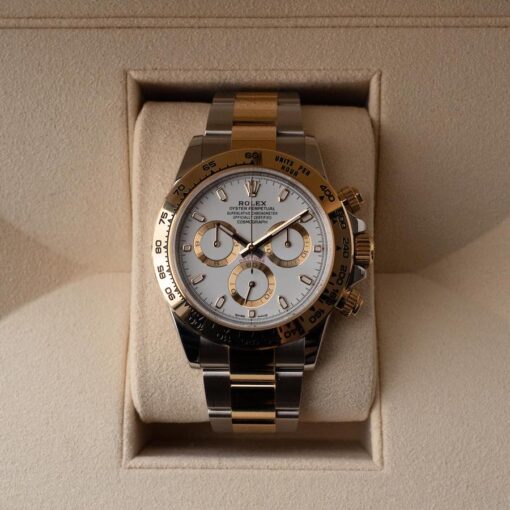 ROLEX DAYTONA Ref.116503 "White x Yellow Gold Dial" 2019y - 画像 (3)