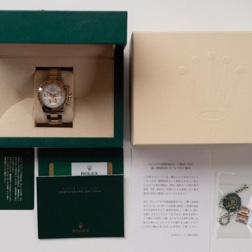 ROLEX DAYTONA Ref.116503 "White x Yellow Gold Dial" 2019y - 画像 (12)