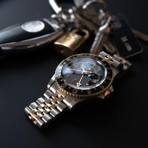 ROLEX GMT-MASTER Ref.1675/3 ”藤壺” Black dial 1977y with ROLEX OH Guarantee - 画像 (3)