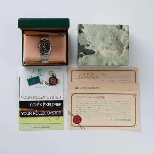 ロレックス/エクスプローラー1/ファットフォント/ROLEX EXPLORER 1 "Fat Font" フルセットRef.1016 R番 1988y MINT - 画像 (6)