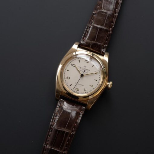 ROLEX OYSTER PERPETUAL "BUCHERER Wネーム" Bubble-Back Ref.3131 1946y - 画像 (3)