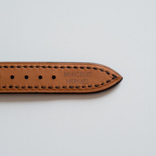 Hermès "Cape Cod"ケープコッド 18k Yellow Gold Black dial with Hermès Leather Strap - 画像 (11)