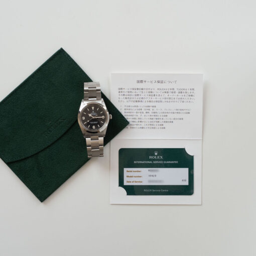 ROLEX EXPLORER1 R番"Fat Font" Ref.1016 1988y - 画像 (2)