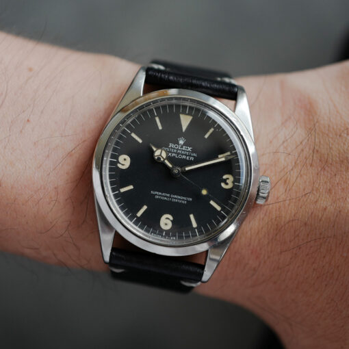 エイジング/レザーストラップ/ロレックスタイプ/Aging Leather Strap for ROLEX - 画像 (5)