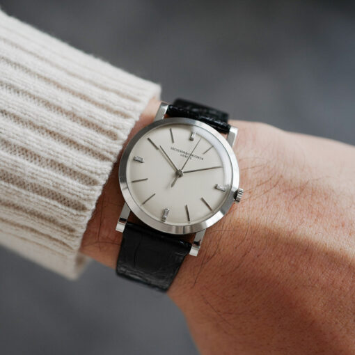 ヴァシュロン・コンスタンタン/ラウンド手巻き/プラチナケース/ダイヤモンドインデックス/VACHERON CONSTANTIN Ref.4824 Platinum 1950s - 画像 (2)