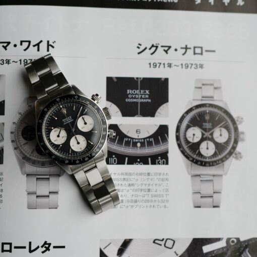 ロレックス/デイトナ/ナロー・シグマ/マーク１ベゼル/ビッグアイ/ROLEX DAYTONA Ref.6263 "Narrow Sigma Dial" Mk1 Bezel / Big Eye 1972y - 画像 (8)