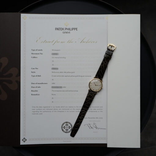 パテックフィリップ/ティファニーダブルネーム/18KYG/ブレゲ針・数字/PATEK PHILIPPE  Ref.3820J "Tiffany & Co." 18KYG Breguet Numerals with Archive - 画像 (2)