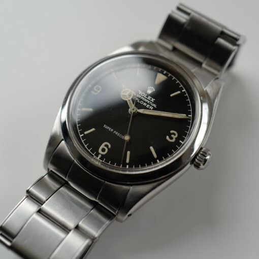 ロレックス/エクスプローラー1 /グロッシーミニッツミラー/6ドット/ROLEX EXPLORER 1 Ref.5504 "Gilt Dial, 6 Dot" 1959y - 画像 (2)