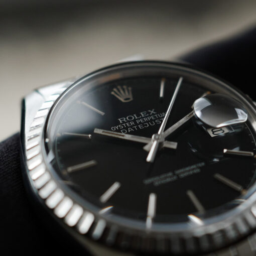 ロレックス/デイトジャスト/グロス・ブラックダイヤル/シルバーレター/ROLEX DATE-JUST Ref.16030 "Gloss Black, Silver Letter" 1977y - 画像 (2)
