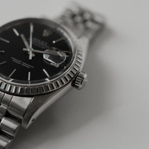 ロレックス/デイトジャスト/グロス・ブラックダイヤル/シルバーレター/ROLEX DATE-JUST Ref.16030 "Gloss Black, Silver Letter" 1977y - 画像 (3)
