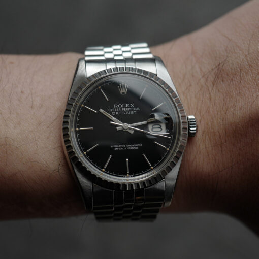 ロレックス/デイトジャスト/グロス・ブラックダイヤル/シルバーレター/ROLEX DATE-JUST Ref.16030 "Gloss Black, Silver Letter" 1977y - 画像 (4)