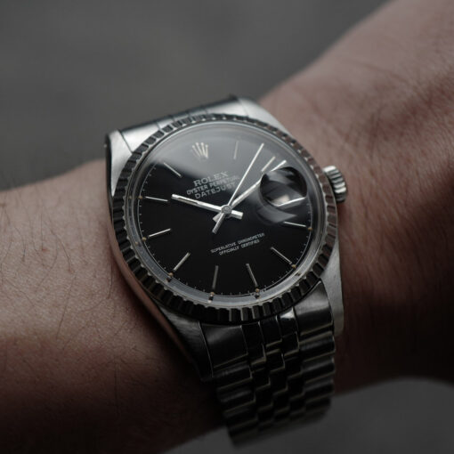 ロレックス/デイトジャスト/グロス・ブラックダイヤル/シルバーレター/ROLEX DATE-JUST Ref.16030 "Gloss Black, Silver Letter" 1977y - 画像 (5)