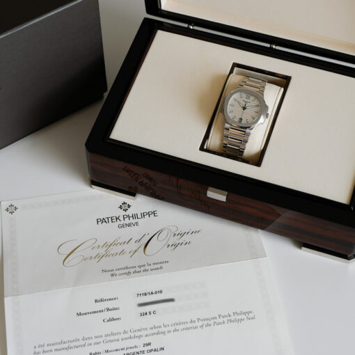 パテック・フィリップ/ノーチラス/国際保証書付き/PATEK PHILLIPE Ref.7118/1A-010 "Nautilus" Full Set - 画像 (4)