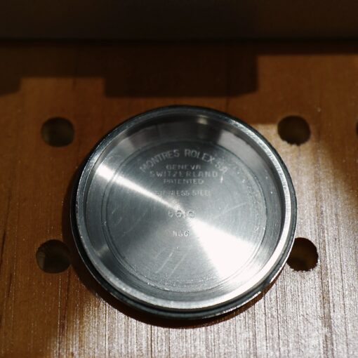 ロレックス/エクスプローラー1グロッシーダイヤル6610/ミニッツサークル/ROLEX EXPLORER 1 Ref.6610 "Gilt Dial" 1957y - 画像 (7)