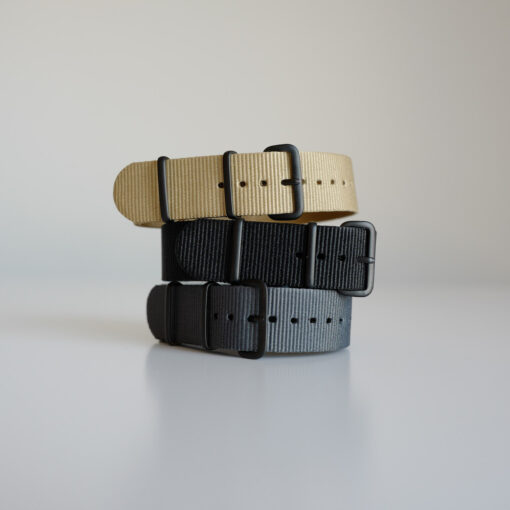 NATO TYPE STRAP Matte Black Series - 画像 (3)