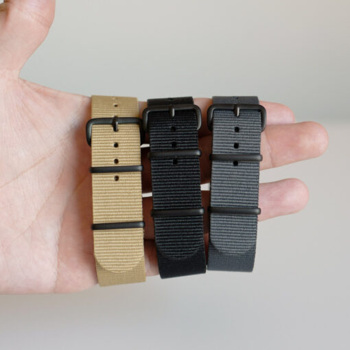 NATO TYPE STRAP Matte Black Series - 画像 (4)