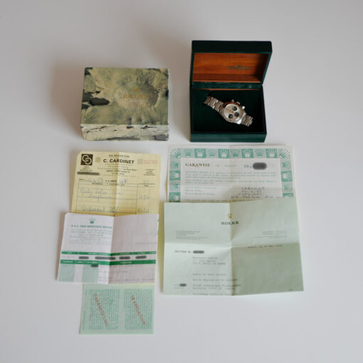 ロレックス/デイトナ6265/シルバーダイヤルビッグデイトナ/国際保証書等付属品完備/ROLEX DAYTONA "BIG RED" Ref.6265 1984-85y with Guarantee Paper etc, - 画像 (2)