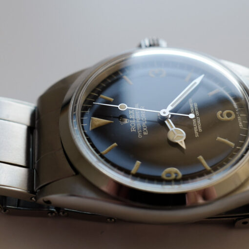 ロレックス/エクスプローラー1/Ref.1016トロピカル/ミラーダイヤル/ROLEX EXPLORER 1 "Tropical" Ref.1016 Gilt Dial 1965y - 画像 (4)