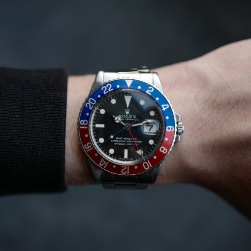 ロレックス/GMTマスター/1675/ロングEマーク1/ROLEX GMT-MASTER Ref.1675 "Long-E"Mark1 / 1970y - 画像 (4)