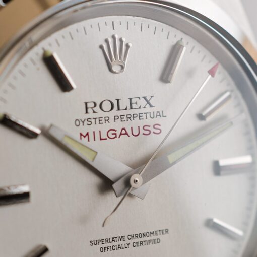 ロレックス/ミルガウス1019/後期モデル/カナダギャラ/ROLEX MILGAUSS Ref.1019 "Silver Dial" 1980y CANADA Guarantee - 画像 (4)