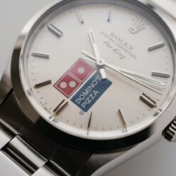 Alternative view of ロレックス/エアキング5500ドミノピザR番/Wネーム/ROLEX AIR-KING Ref.5500 R "DOMINO'S" Silver Dial 1988y