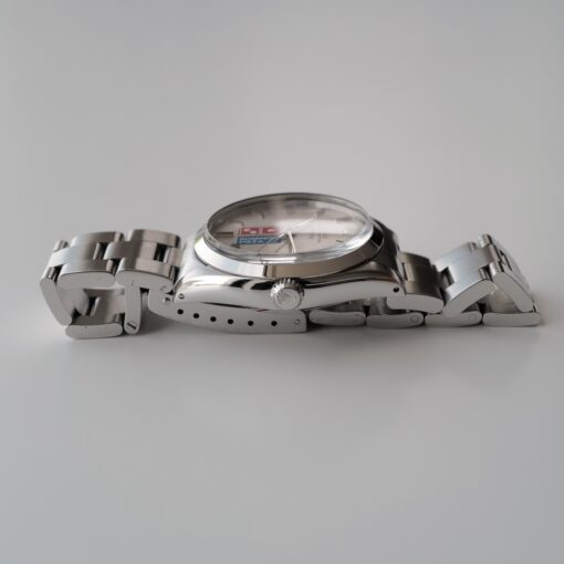 ロレックス/エアキング5500ドミノピザR番/Wネーム/ROLEX AIR-KING Ref.5500 R "DOMINO'S" Silver Dial 1988y - 画像 (6)