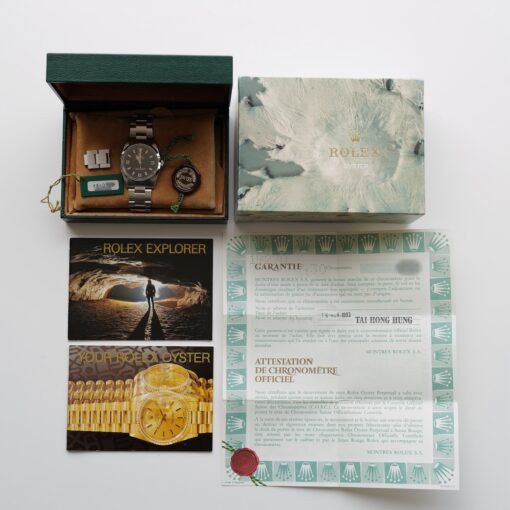 ロレックス/エクスプローラー１/14270/X番/シングルバックル/フルセット/ROLEX EXPLORER 1 Ref.14270 "Single Buckle, All Tritium" 1991y Full Set - 画像 (2)
