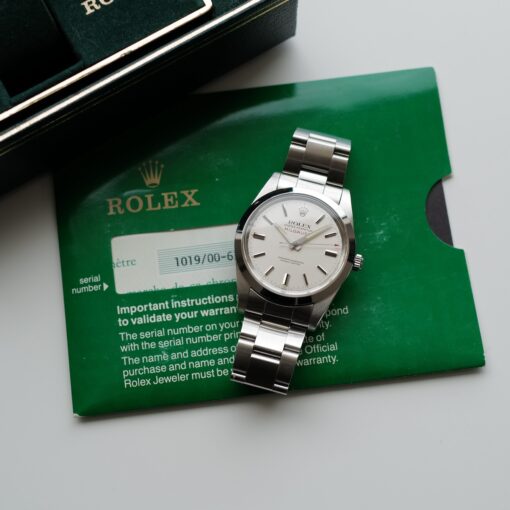 ロレックス/ミルガウス1019/後期モデル/カナダギャラ/ROLEX MILGAUSS Ref.1019 "Silver Dial" 1980y CANADA Guarantee - 画像 (2)
