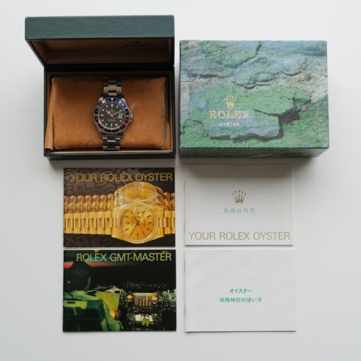 ロレックス/GMTマスター16700ペプシ/S番/フルセット/ROLEX GMT-MASTER Ref.16700 S"Pepsi Bezel" 1993y With Box - 画像 (2)