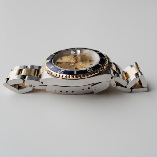 ロレックス/サブマリーナデイト16613SG保証書付き8Pダイヤ/3Pサファイア/ROLEX SUBMARINER DATE Ref.16613SG P 18KYG 2000y - 画像 (4)