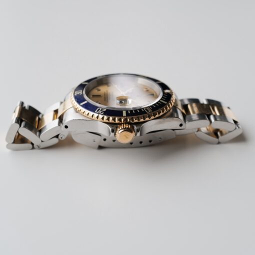 ロレックス/サブマリーナデイト16613SG保証書付き8Pダイヤ/3Pサファイア/ROLEX SUBMARINER DATE Ref.16613SG P 18KYG 2000y - 画像 (5)