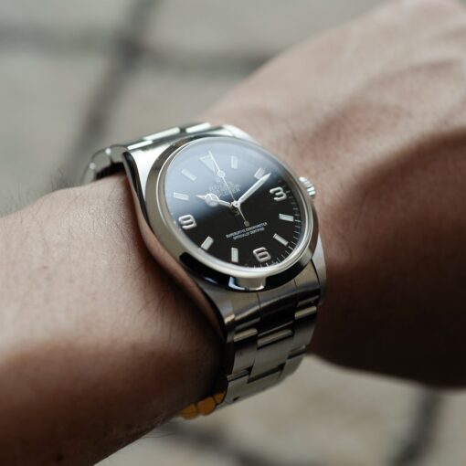 ロレックス/エクスプローラー１/14270マーク4/A番1999年/保証書/ROLEX EXPLORER 1 MK.4 Ref.14270 A 1999y with Paper - 画像 (4)
