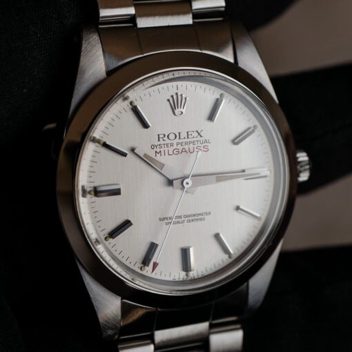 ロレックス/ミルガウス1019/後期ダイヤル/ROLEX MILGAUSS Ref.1019 "SILVER DIAL" 1980y - 画像 (4)