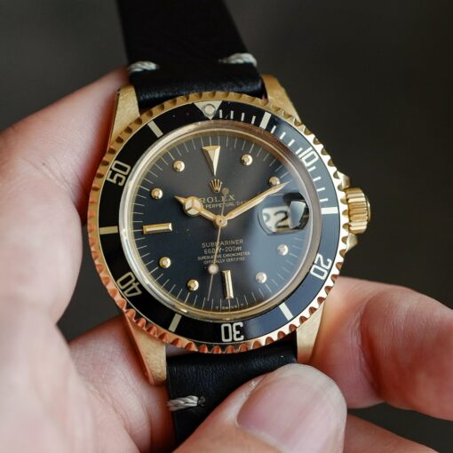 ロレックス/サブマリーナ1680/8/黒壺ダイヤル/ROLEX SUBMARINER DATE Ref.1680/8 "NIPPLE DIAL"18KYG 1976-77y - 画像 (2)