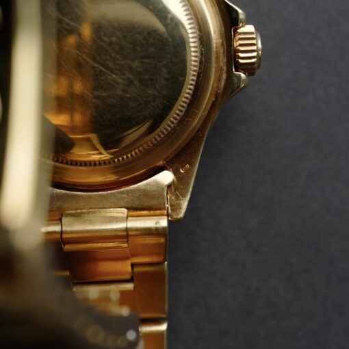ロレックス/サブマリーナデイト1680/8/トロピカル/フジツボ/ROLEX SUBMARINER DATE 1680/8 18KYG "TROPICAL" Nipple Dial 1970y - 画像 (8)