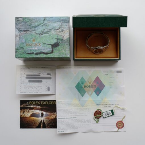 [2]ロレックス/エクスプローラー1/114270/F番/保証書付き/フルセット/ROLEX EXPLORER 1 Ref.114270  F 2003-04 Full Set - 画像 (2)