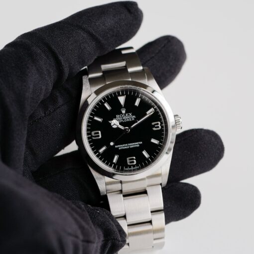 [3]ロレックス/エクスプローラー1/114270/K番/保証書付き/ROLEX EXPLORER 1 Ref.114270 K 2001 with Paper - 画像 (4)