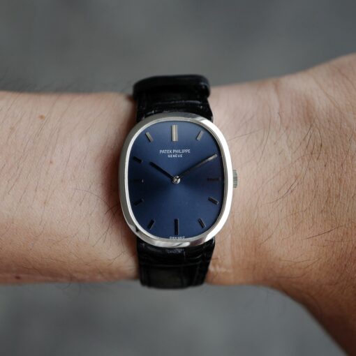【参考品】パテックフィリップ/ゴールデンエリプス/18Kホワイトゴールド/PATEK PHILIPPE GOLDEN ELLIPSE Ref.3548 "Blue Grey Dial"18K WHITE GOLD - 画像 (5)