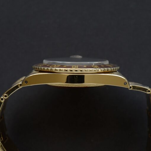 ロレックス/GMTマスター1675/8/茶つぼ/保証書/ROLEX GMT-MASTER Ref.1675/8  "Nipple Dial" 18KYG 1971y - 画像 (9)